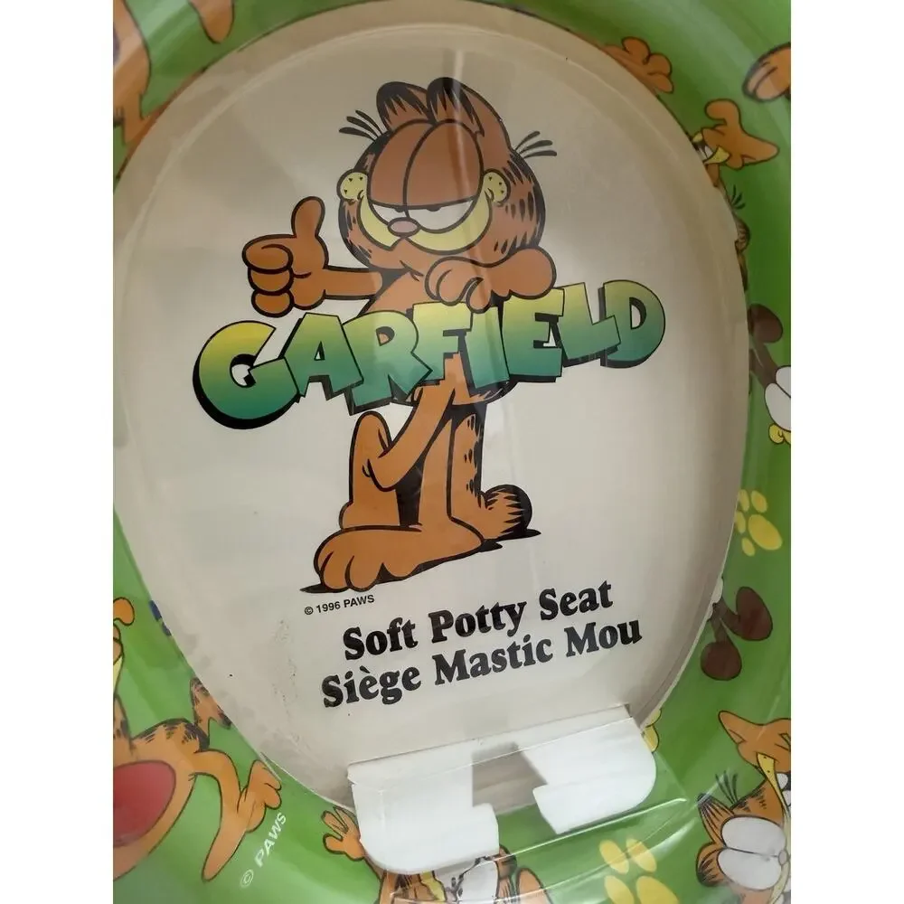 Vintage 1996 Garfield & Odie Soft Padded Potty Seat by Ginsey Industries